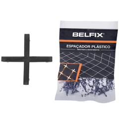 Espaçador Plástico Para Piso 8 mm C/ 100 Peças Bel