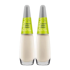 Kit 2 Esmalte Impala Base Cobertura Extra Fosca Manicure