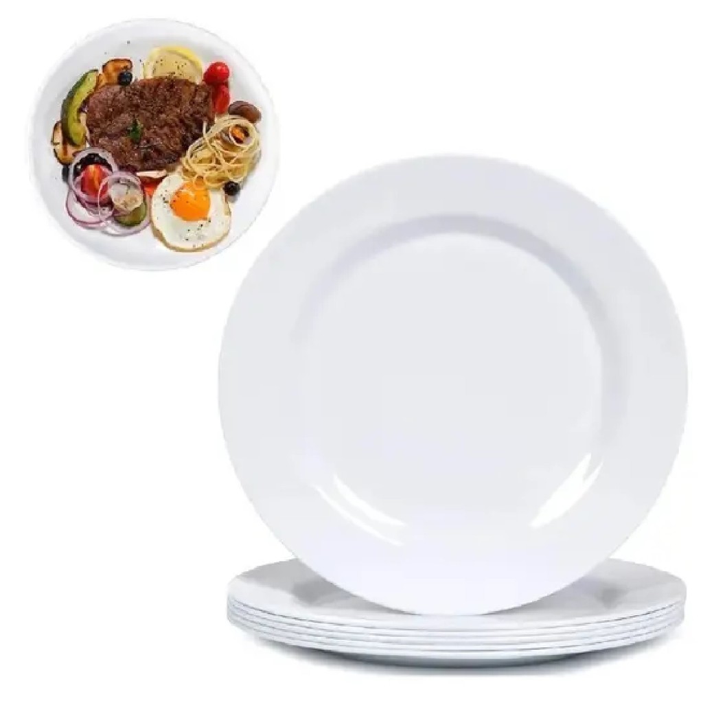 Prato Raso em Melamina P/ Buffet