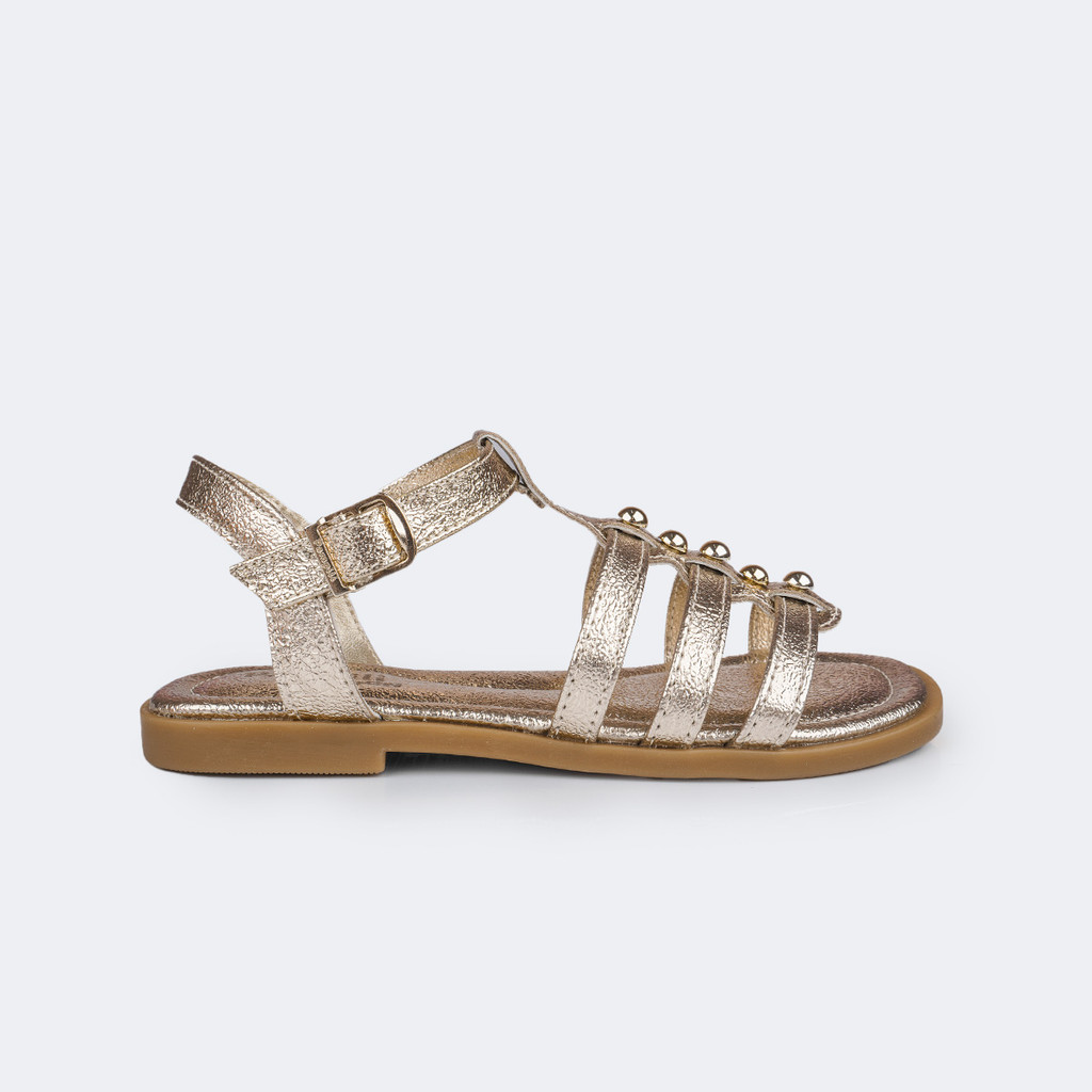 Sandália Infantil Feminina Vick Três Tiras Pêssego Pampili em Oferta na Shopee