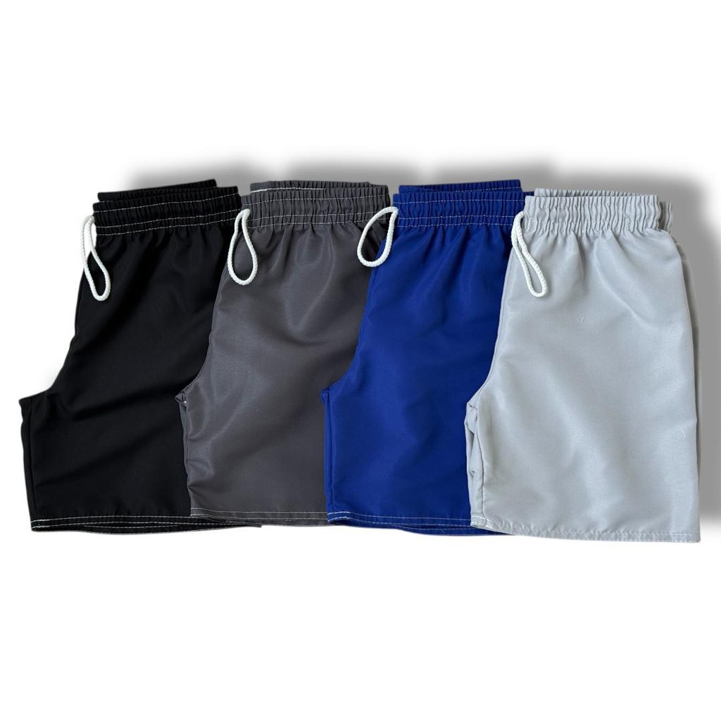 Kit Com 4 Short Infantil Menino | Bermuda Infantil 04 a 16 Anos - bermuda masculina infantil tactel