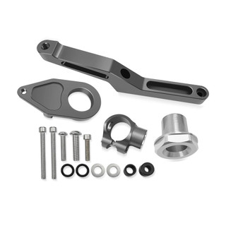 Adequado para NINJA ZX-6R 2024 ZX6R 09-25 motocicleta amortecedor de direção suporte Kit instalação régua titânio