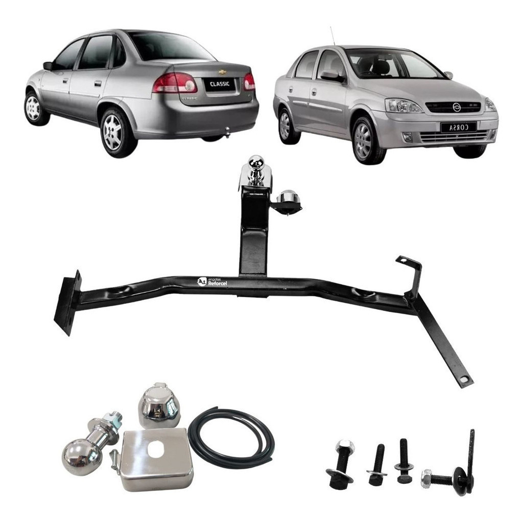 Engate Reboque Rabicho Corsa Classic 2010 2011 2012 2013 bOM