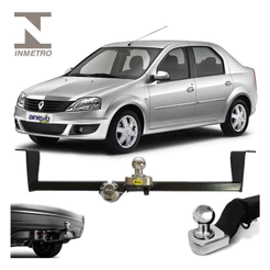 Engate Reboque Logan 2008 A 2012 700kg Rabicho Kit pleto tOP