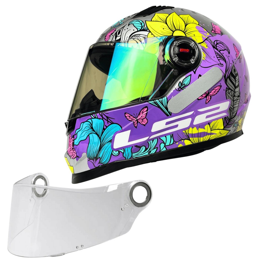 Capacete Moto Ls2 FF358 Dreamcatcher Viseira Camaleao Light