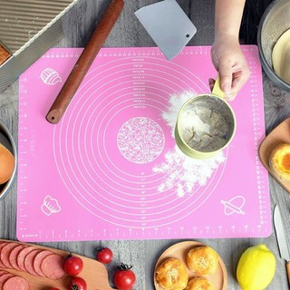 Tapete De Silicone Culinário KIT 1/2 40x50 Antiaderente Para Abrir Massa Confeitaria