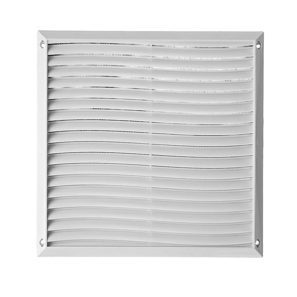 Grade De Ventilação Quadrada De Plástico 30x30cm Com Tela