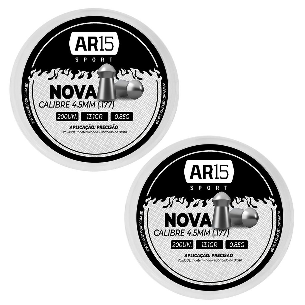 Chumbinho Espingarda 4.5mm Carabina 400un Ar15 Sport em Oferta na Shopee