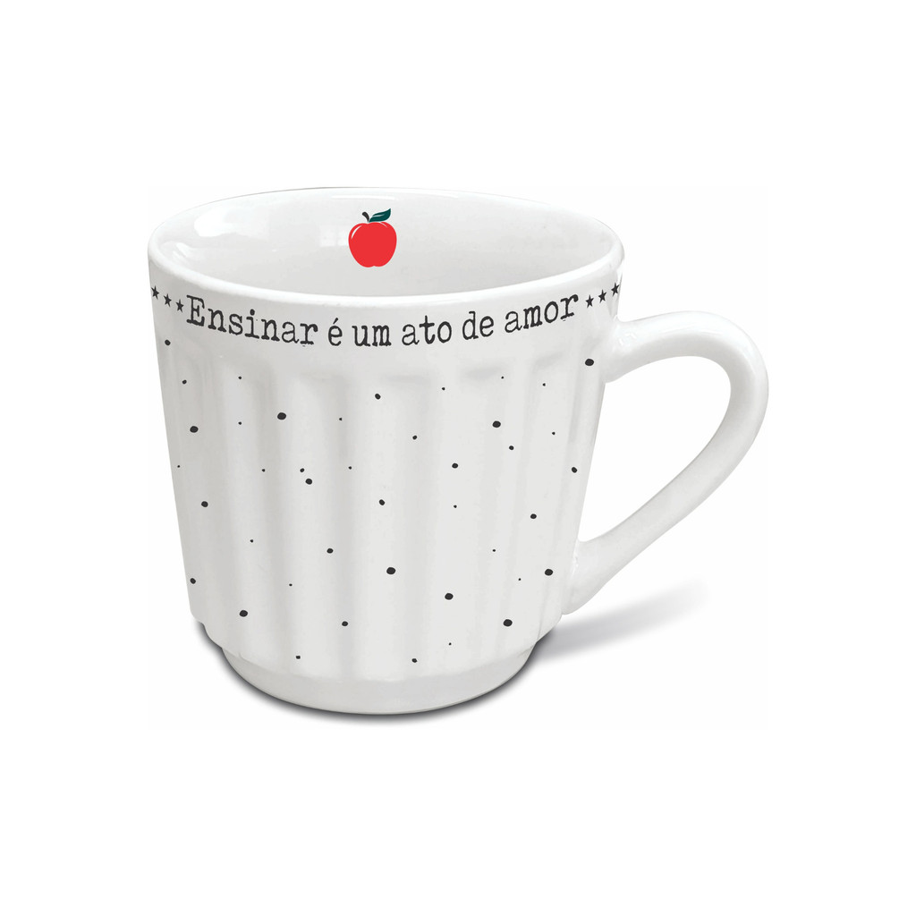 Caneca Canelada 150 ml Presente Dia dos Professores Ensinar Educador Ensino Frases Especial em Oferta na Shopee