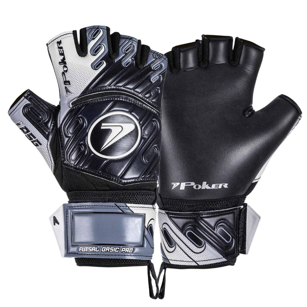 Luva Goleiro Futsal Poker Profissional Basic Pro