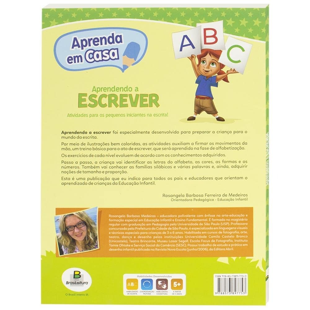 Aprenda em Casa | Aprendendo a escrever | Capa Comum · foto 2