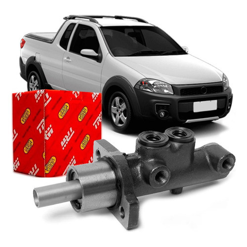 Cilindro Mestre Freio Strada 2008 A 2012 Duplo Sem Abs Trw em Oferta na Shopee