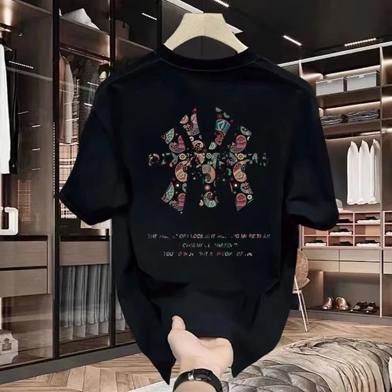 [Camiseta Premium em Algodão Puro]GXG Camiseta Masculina Oversized Estampa Criativa Casual Algodão Premium Moderna