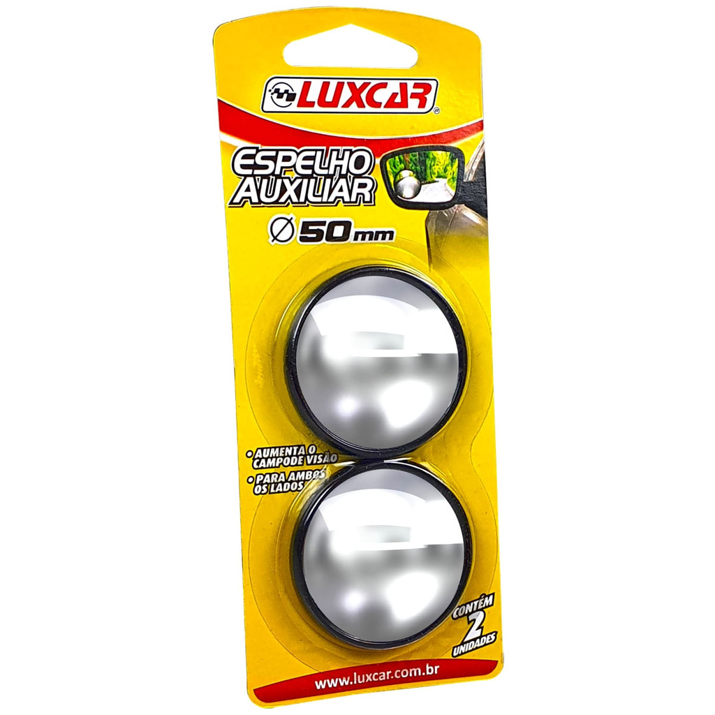 Espelho Auxiliar Convexo 5cm - Luxcar em Oferta na Shopee