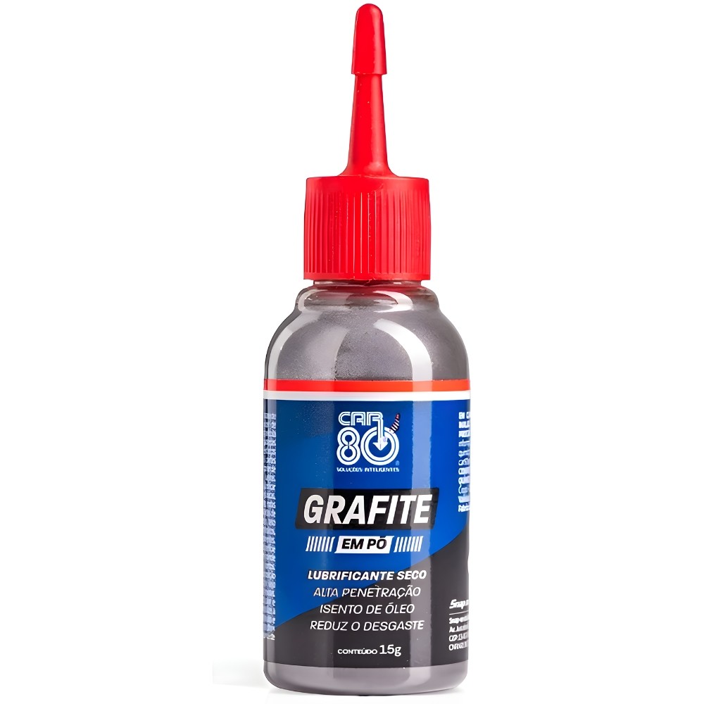 Grafite Em Pó Lubrificante Seco 15g