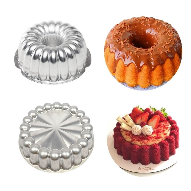 Kit 02 Formas Suiças Decoradas 18cm Caparroz em Oferta na Shopee