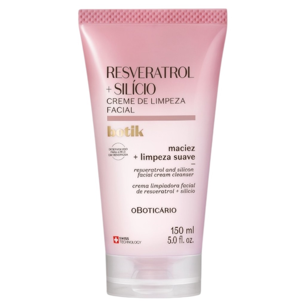 Menopausa?Creme Limpeza Facial Botik Resveratrol E Silício
