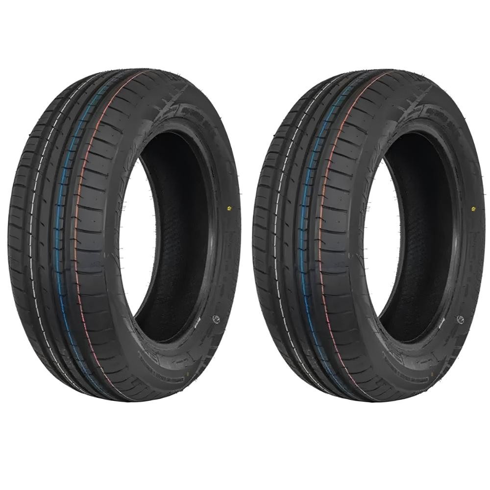 Kit 2 Pneus 195/55R15 85V Speedline D2 Aderenza em Oferta na Shopee