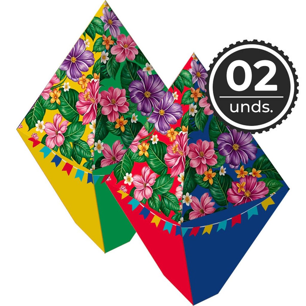 2 Balão de Festa Junina Grande pra Pendurar ou Decorar a Mesa de São João Xadrez em Oferta na Shopee