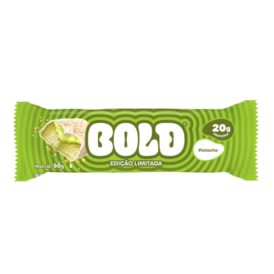 Barra Proteína BOLD Sabor Pistache 60g - Barrinha - Food & Beverages