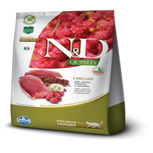 Ração Farmina N&D Quinoa Urinary para Gatos Adultos sabor Pato 400g