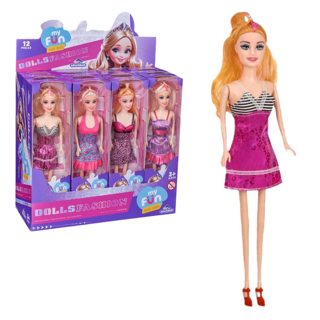 Boneca Dolls Fashion Tipo Barbie Brinquedo Menina Princesa Promoção Barato