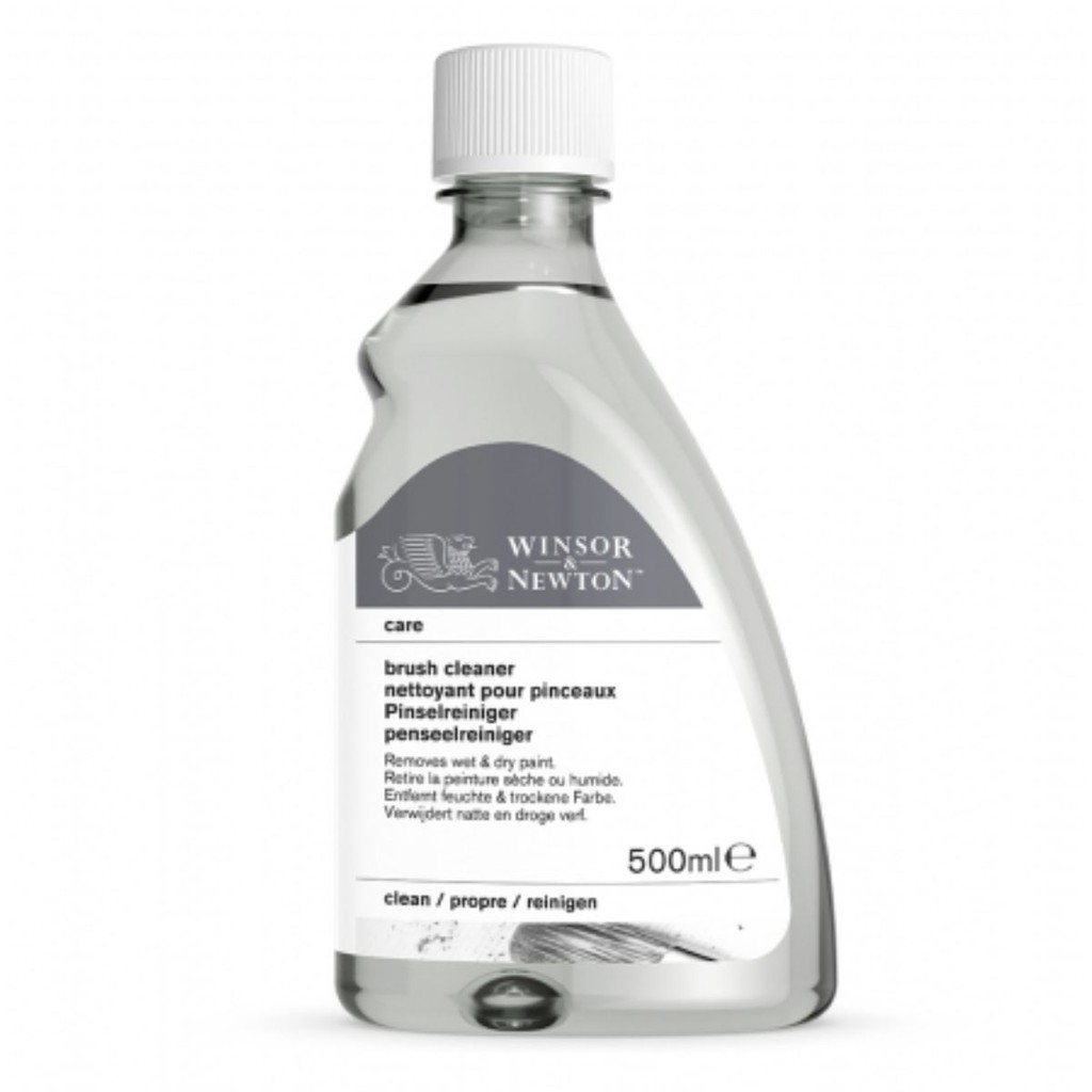 Limpa Pincel Winsor & Newton 250ml – Limpeza Profunda p/ Pincéis de Tinta Óleo e Acrílica