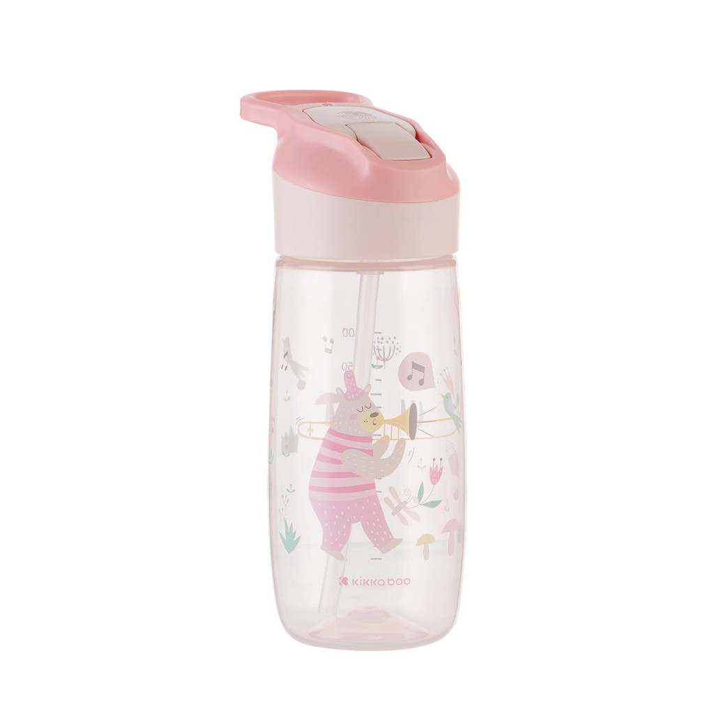 Copo Com Bico De Silcone 450Ml Music Fest Pink em Oferta na Shopee