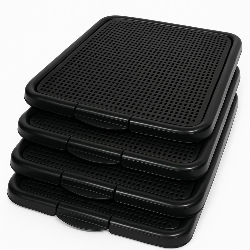 Kit 4 Sanitário Tapete Higiênico Cães Banheiro Xixi