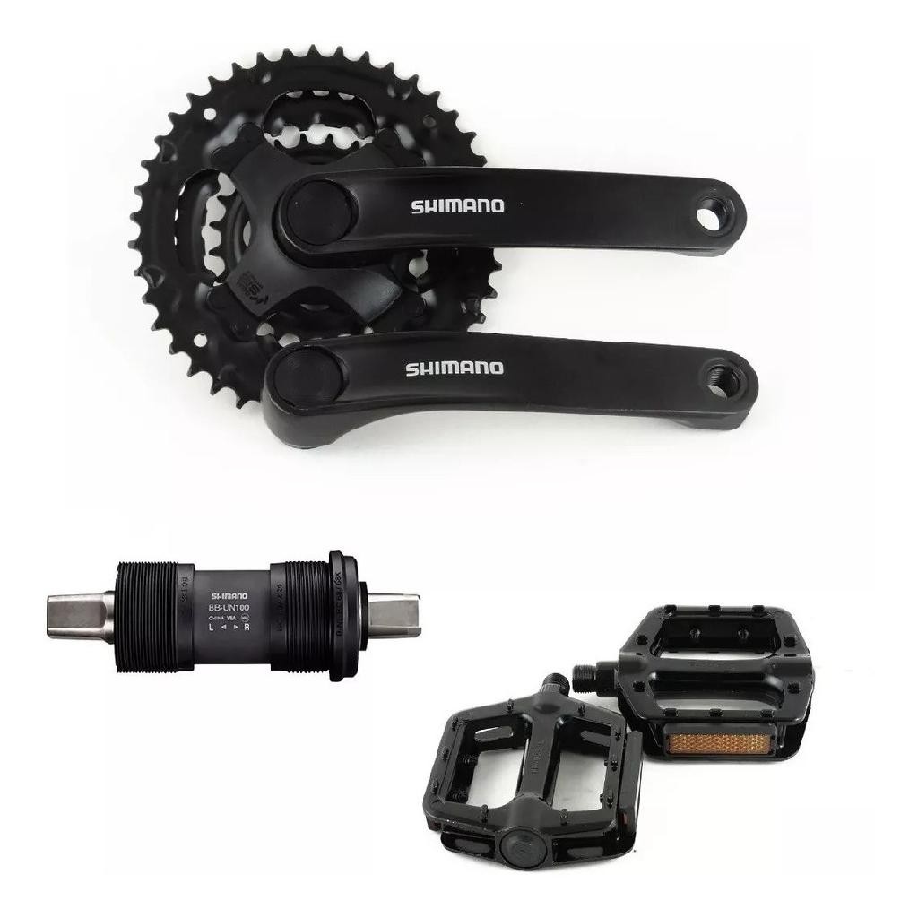 Kit Shimano Pedivela E Movimento Central E Pedal