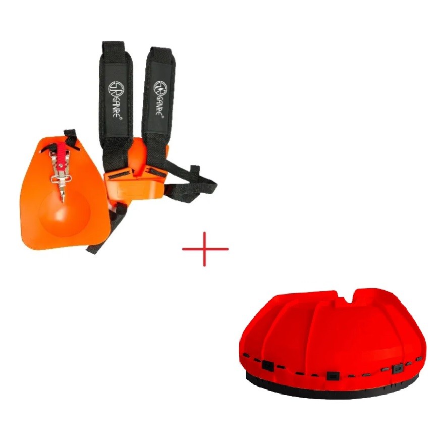 Kit Cinto Colete Duplo + Capa Proteção Saia Roçadeira -sanre