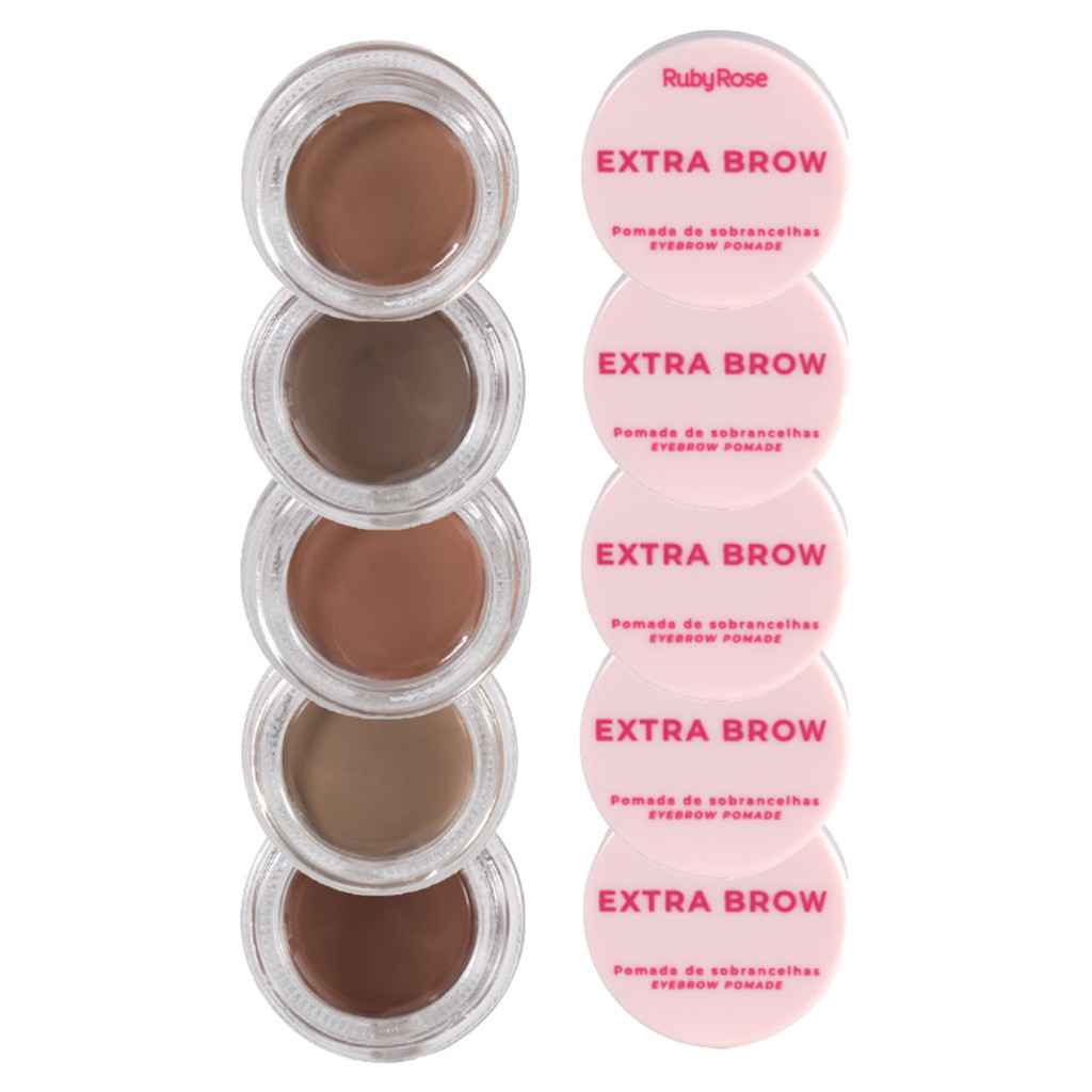 Pomada de Sobrancelhas Ruby Rose Extra Brow 5,3g Hbe2502 em Oferta na Shopee