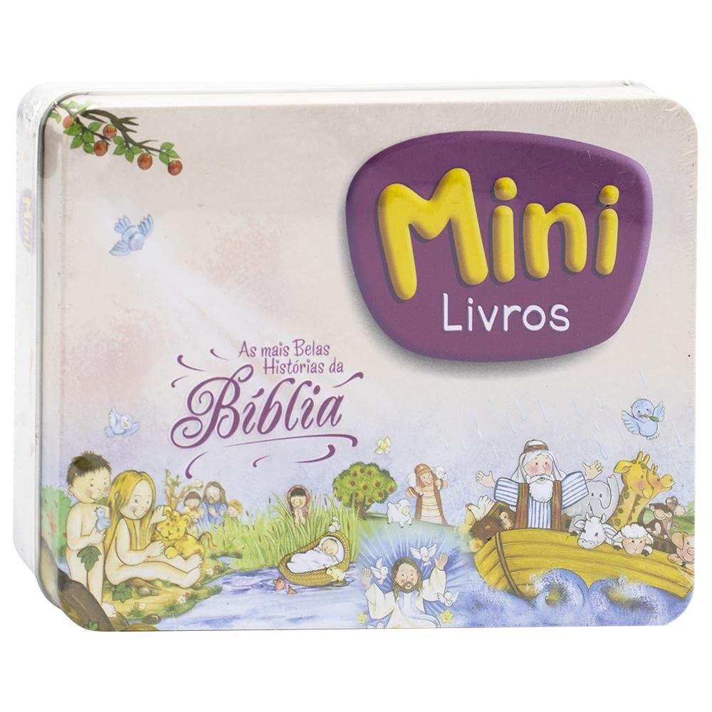 Mini Lata | As Mais Belas Histórias da Bíblia | com 10 Unidades em Oferta na Shopee