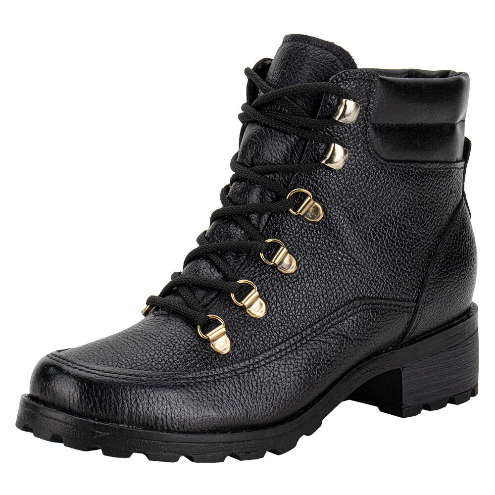 Bota Feminina Coturno Pegada 281418 em Oferta na Shopee