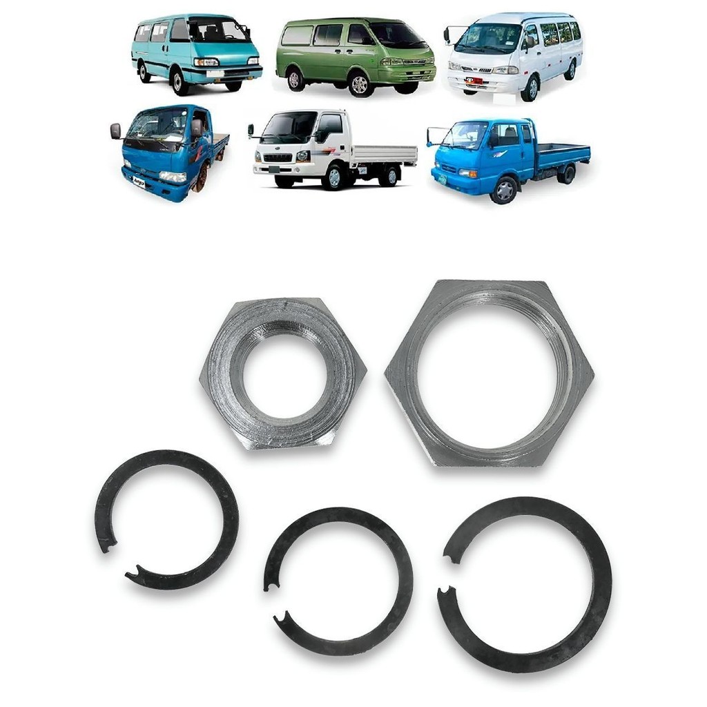 KIT PORCAS + TRAVAS DO CÂMBIO KIA BESTA 2.7 GS 2.7 3.0 BONGO K2400 K2700 1992 A 2005
