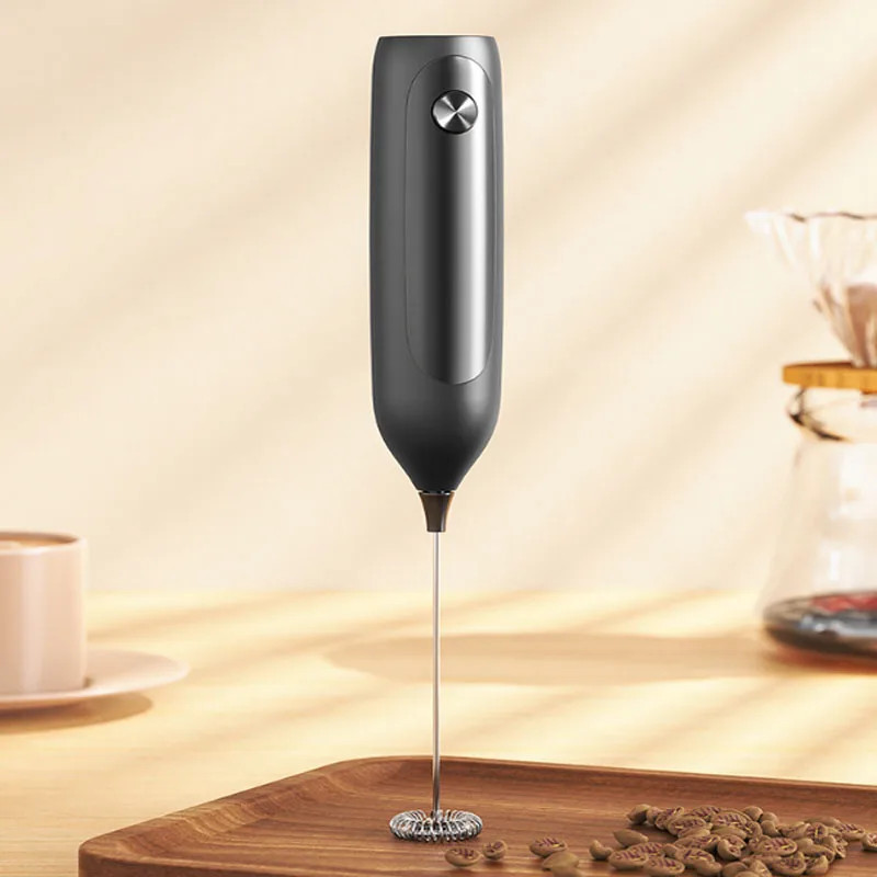 Mini Mixer Elétrico Portátil a Pilha para Café, Batedor de Leite, Capuccino, Chocolate Quente e Shakes