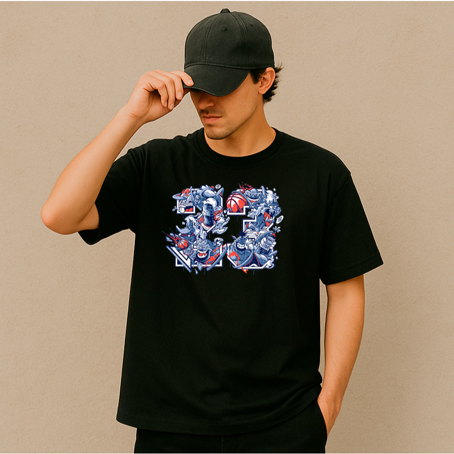 Camisa Camiseta Basica de basquete 23 vintage estilosa streetwear em algodao unissex