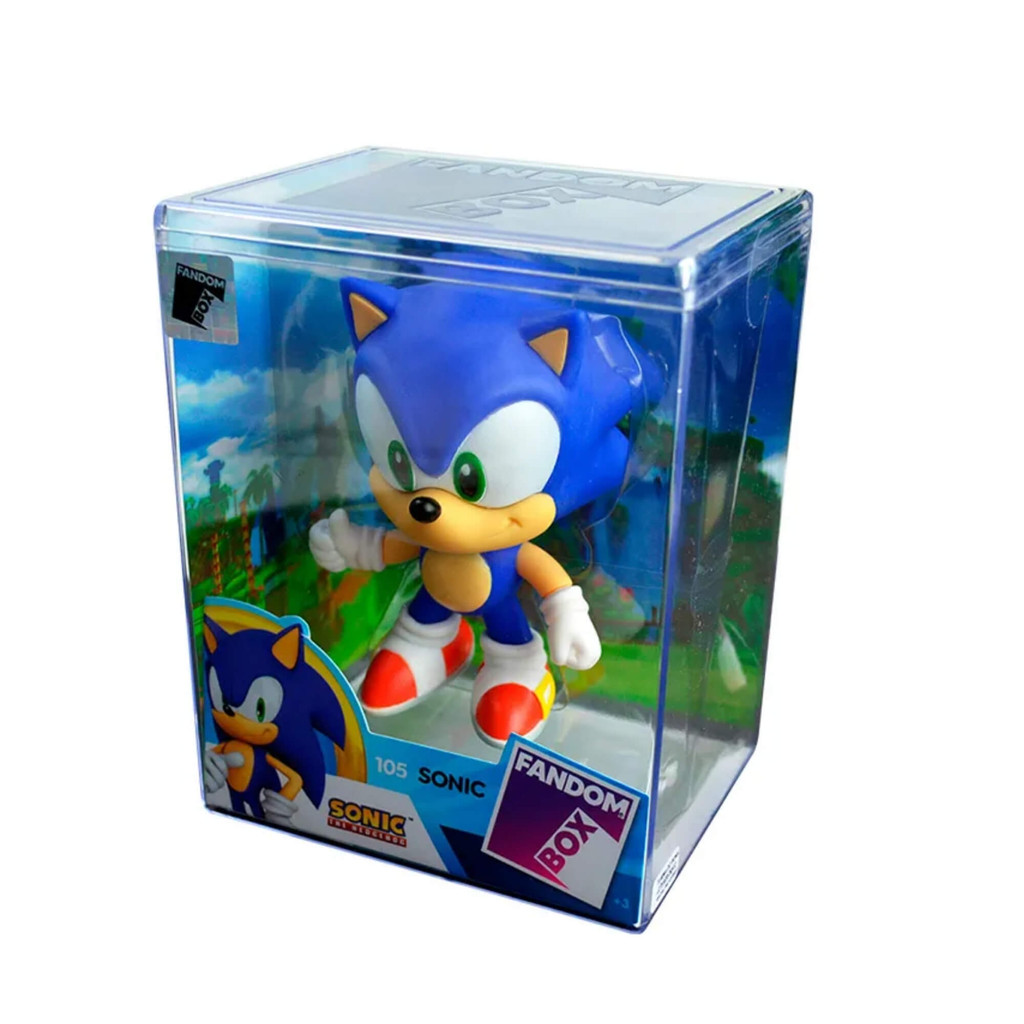 Fandom Box Sonic - Turma do Sonic Boneco Colecionável Vinil Atóxico Lider - 3500 - Hobbies & Collections