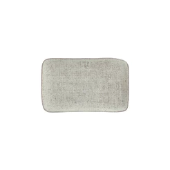 Travessa Retangular Média Juta Pistache 27x16Cm Porto Brasil