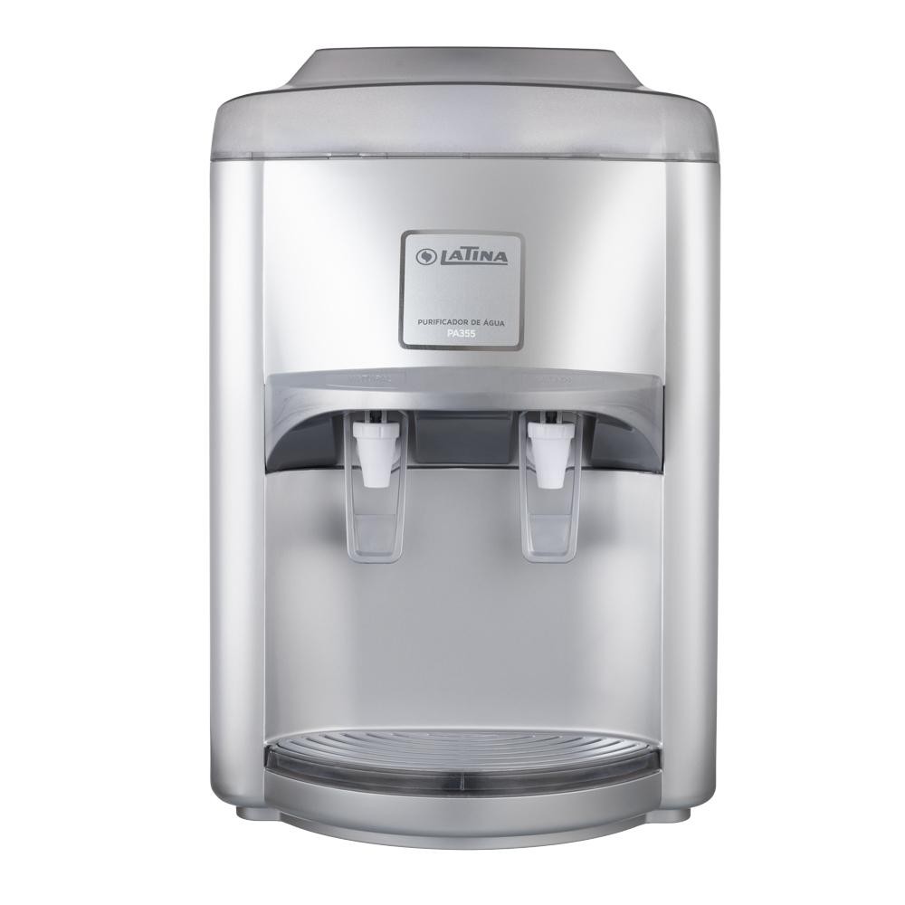 Purificador de Água Gelada e Natural Latina PA355 com Compressor Prata 127V - Home Appliances