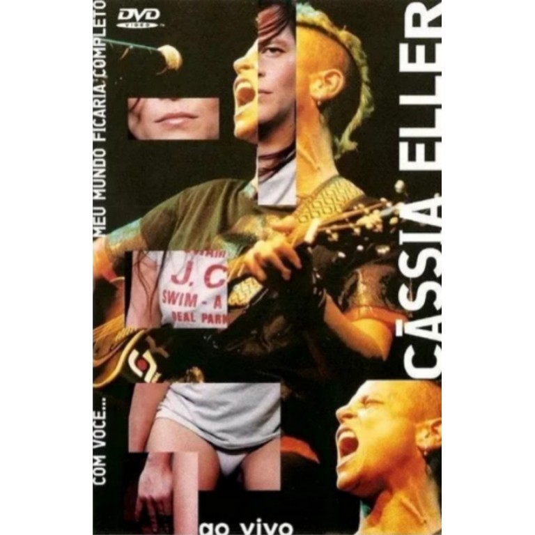 DVD Com você... meu mundo ficaria completo ao vivo / Cássia Eller / DVD editora