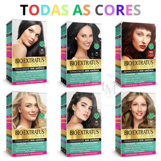 Tonalizante Sem Amônia Bio Extratus 135g - Todas as Cores em Oferta na Shopee