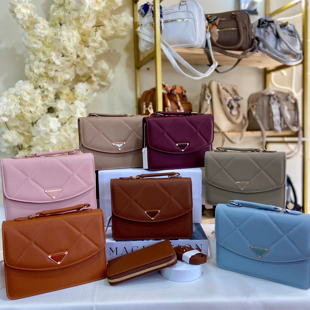 Bolsa Feminina Tamires Transversal De Ombro Com Carteira Balada Festa