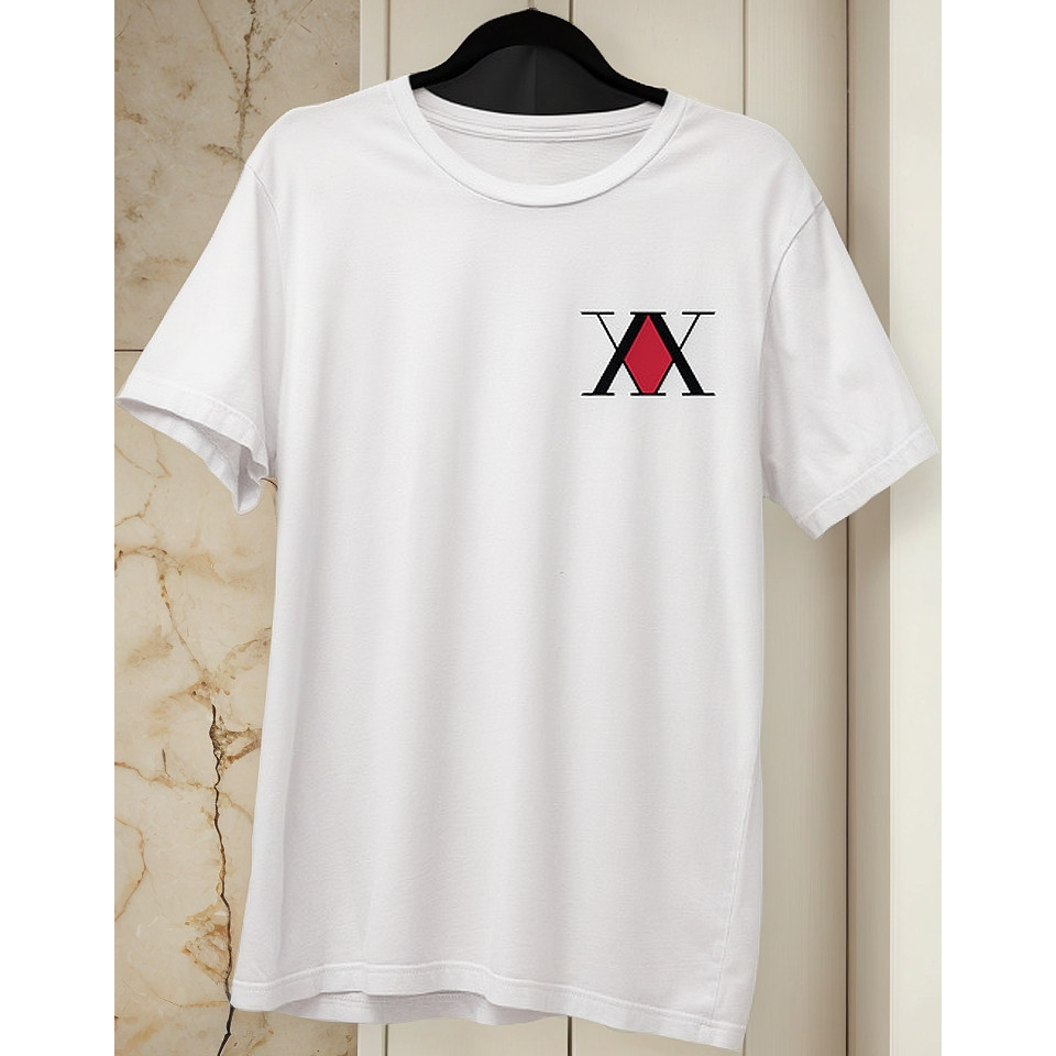 Camisa Camiseta Blusa Algodao Streetwear Masculina Feminina Gon Killua Hunter X Hunter Anime Logo Hxh