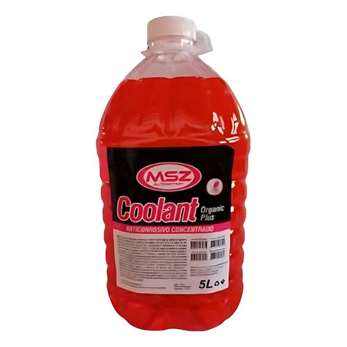 Aditivo Radiador Rosa Msz Orgânico 05 Litros Concentrado