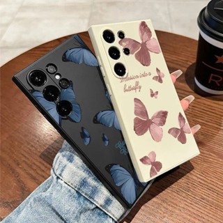 Vermelho Azul Borboleta Caso De Telefone Para Realme Nota 60X 60 13Pro 13 + C75 C75X GT7 GT7 Pro GT6 GT6T À Prova De Cho em Oferta na Shopee