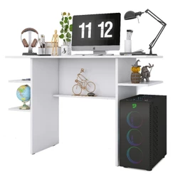 Escrivaninha Gamer Branco - Mesa para Computador e Escritório
