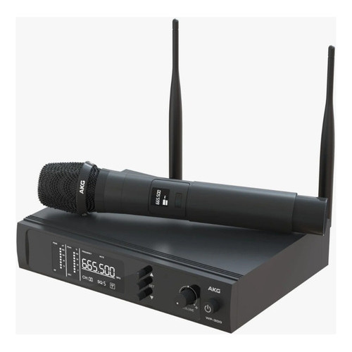 Microfone Sem Fio Bastão Akg Wp 300 True Diversity Uhf Wp300