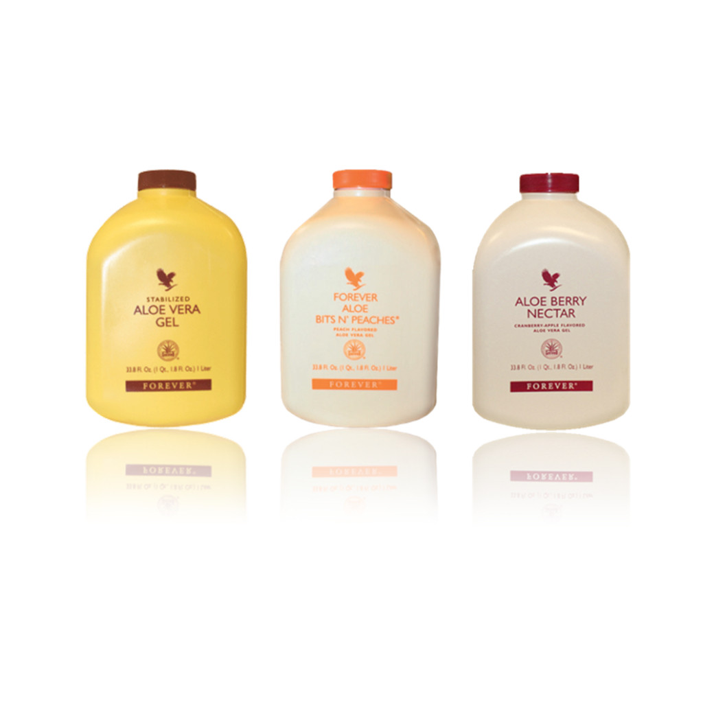 Suco de Aloe Vera Gel (babosa), 1 litro, 3 sabores para escolher (Original Forever)
