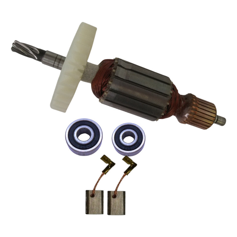 Martelete Makita HR2470 Induzido Rotor 110V Rolamentos Escova Carvão